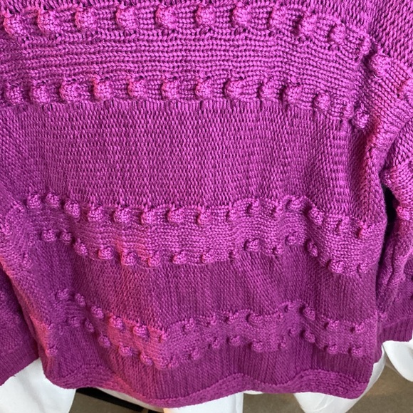 Nic & Zoe pink sweater with beautiful details - Picture 6 of 11